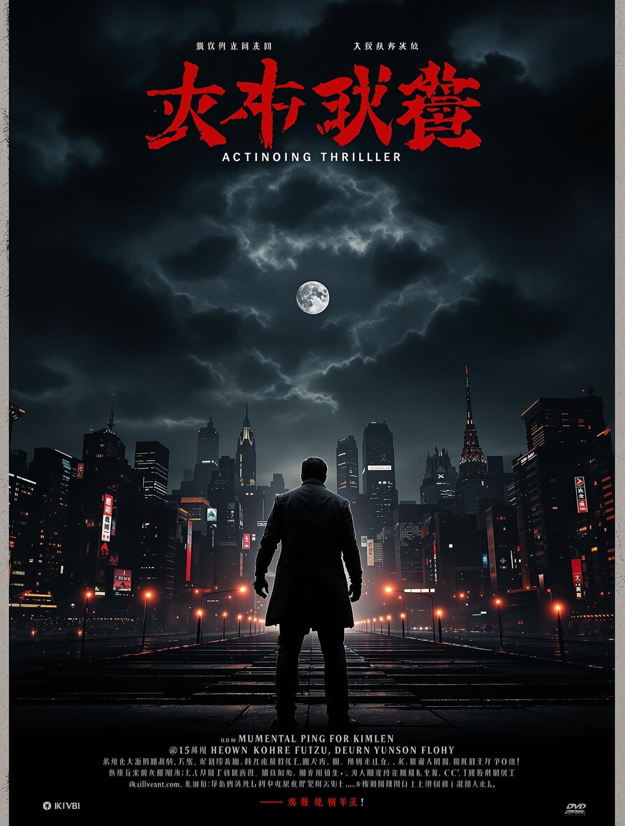 午夜精品影院出品悬疑刑侦作品《暗夜追凶》高清海报